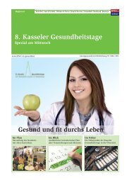 8. Kasseler Gesundheitstage - Gesundheitsregion Nordhessen