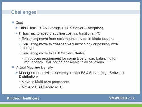 Healthcare Organizations and Virtual Desktop Solutions: - VMware
