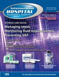 Managing sepsis Monitoring fluid responsiveness ... - The IHE Website