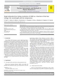 Single photoelectron timing resolution of SiPM as a function of the ...