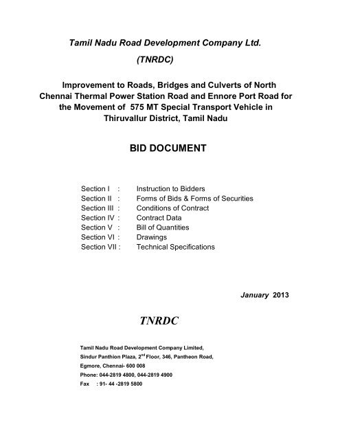 BID DOCUMENT - Tnrdc