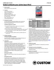 Enduit antitache pour joints Aqua MixÂ® - Custom Building Products
