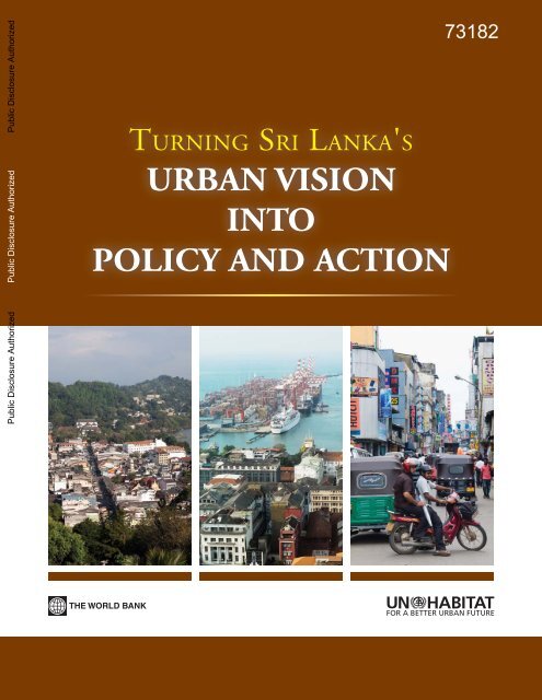 Turning Sri Lanka's Urban Vision into Policy and Action - UN HABITAT