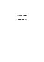 Programmheft 1.Halbjahr 2012 - Lindenberg