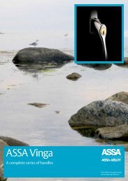 ASSA Vinga - A complete series of handles_Eng_OEM - ASSA OEM
