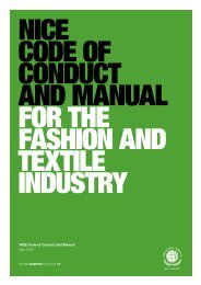 NICE Code of Conduct and Manual - Nordic Fashion Association