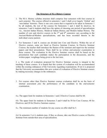 Uni of Delhi_MA_History[1]. - INFLIBNET Centre