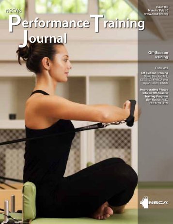 NSCA's Performance Training Journal â¢ Issue 9.2