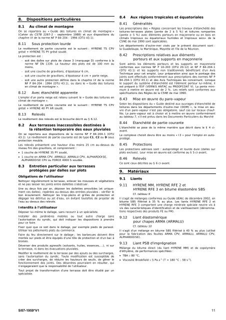 Document Technique d'Application Hyrene TS - Axter