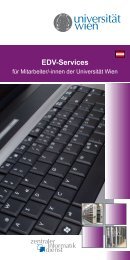EDV-Services - Zentraler Informatikdienst - Universität Wien