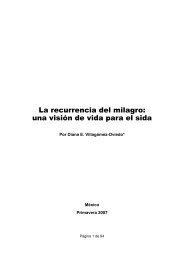 La recurrencia del milagro: una visiÃ³n de vida para el ... - Free News