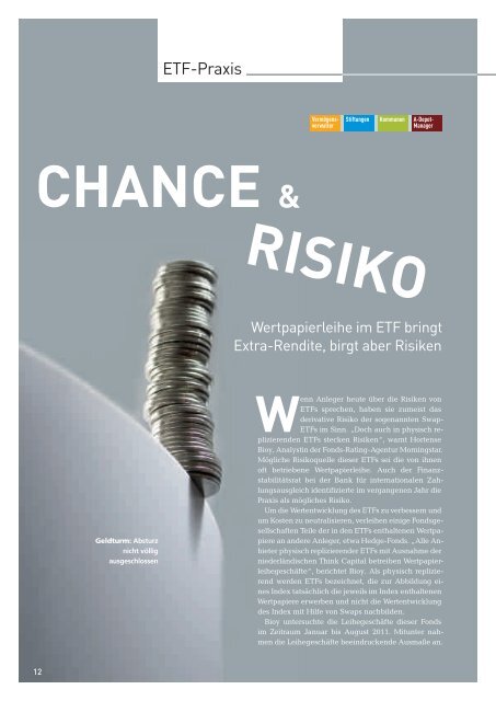 ETF-Magazin: "Was tun?" (Q1 2012) - Börse Frankfurt