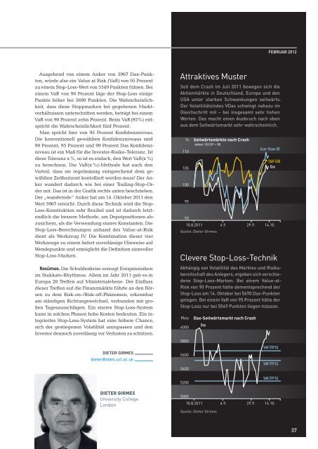 ETF-Magazin: "Was tun?" (Q1 2012) - Börse Frankfurt