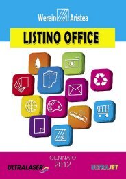 catalogo office: FORMATO - Werein Aristea SRL