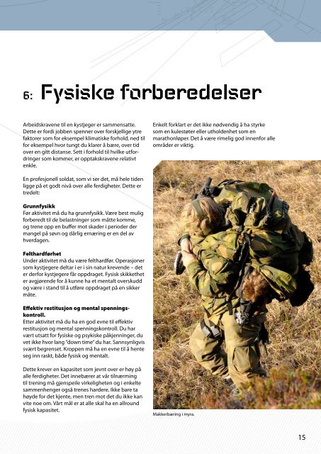 klikk her for brosjyre om forberedende trening og krav. - Forsvaret