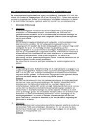 Nota van beantwoording zienswijzen bestemmingsplan ...