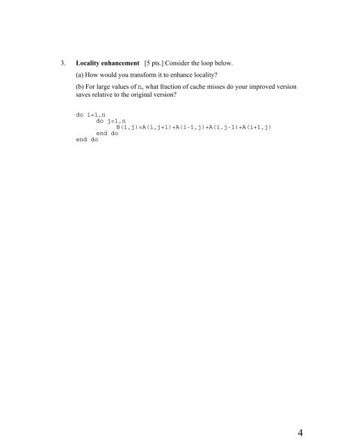 Name: cs598dhp Parallel Processing Midterm Exam Due in ... - Polaris