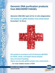 NucleoSpin Dx Blood - Macherey Nagel