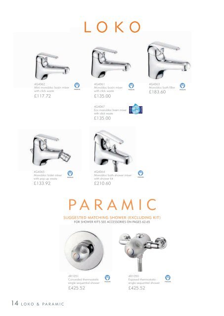 THE BATHROOM COLLECTIONS - Pegler Yorkshire