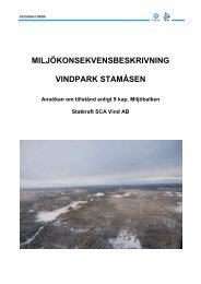 Bilaga C MiljÃ¶konsekvensbeskrivning - Vindkraft Norr