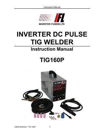 TIG-160P - Inverter Fusion Ltd