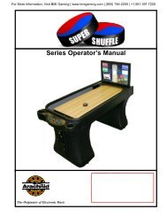 Super Shuffle Operators Manual - BMI Gaming