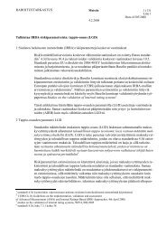 Muistio - Finanssivalvonta