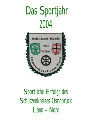 Das Sportjahr 2004 - Schützenkreis Osnabrück Land-Nord