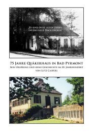 75 Jahre QuÃ¤kerhaus in Bad Pyrmont - QuÃ¤ker-Hilfe