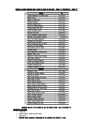 Resultado do sorteio para o 2Âº semestre de 2011 - USP
