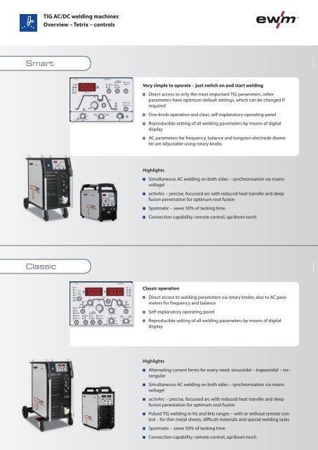 TIG AC/DC welding machines - Ewm-sales.co.uk