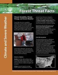 Forest Threat Facts - Southern Research Station - US Department of ...