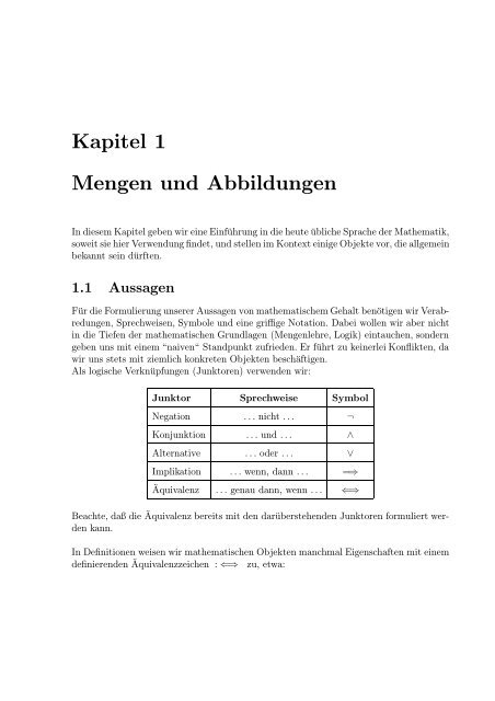 Lineare Algebra und Analytische Geometrie