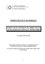 food contact materials - European Commission - Europa