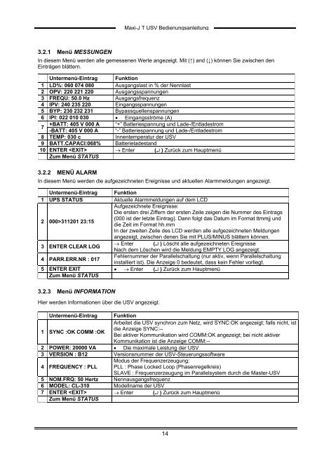 T100 Series 2-15kVA User Manual - AdPoS USV