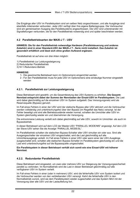 T100 Series 2-15kVA User Manual - AdPoS USV