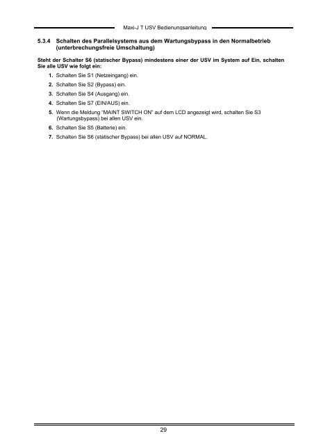 T100 Series 2-15kVA User Manual - AdPoS USV