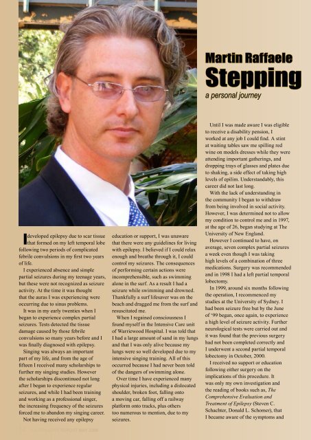 May 2008 - Epilepsy Australia