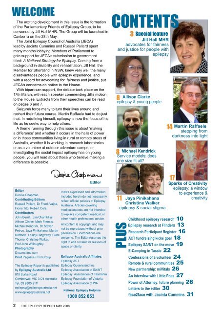 May 2008 - Epilepsy Australia
