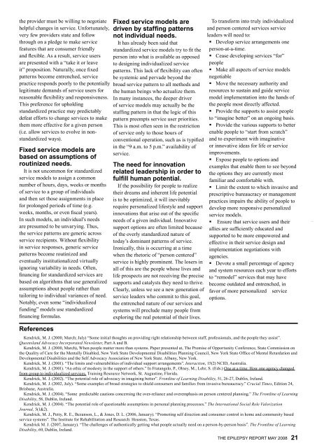 May 2008 - Epilepsy Australia