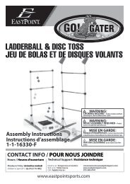 LADDERBALL & DISC TOSS JEU DE BOLAS ET ... - EastPoint Sports