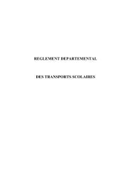 reglement departemental des transports scolaires - Lot-et-Garonne