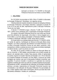 Parecer CNE/CEB nÂº 39/2004 - MinistÃ©rio da EducaÃ§Ã£o