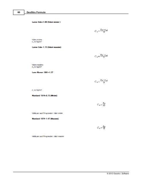 2 GeoStru Formula - GeoStru Software