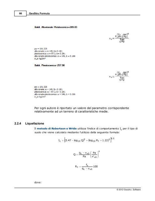 2 GeoStru Formula - GeoStru Software