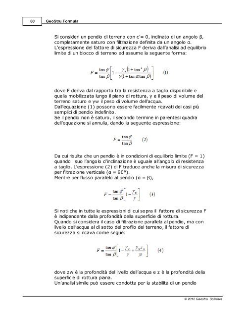 2 GeoStru Formula - GeoStru Software