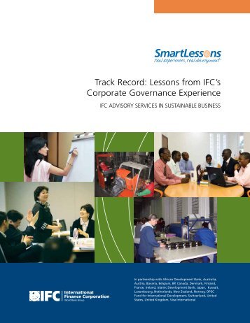 Track Record: Lessons from IFC's Corporate Governance Experience