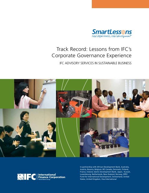 Track Record: Lessons from IFC's Corporate Governance Experience