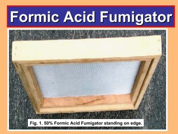 Formic Acid Fumigator