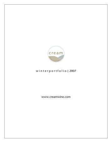winterportfolio - Cream Wine Company